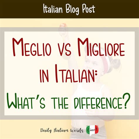 meglio meaning.